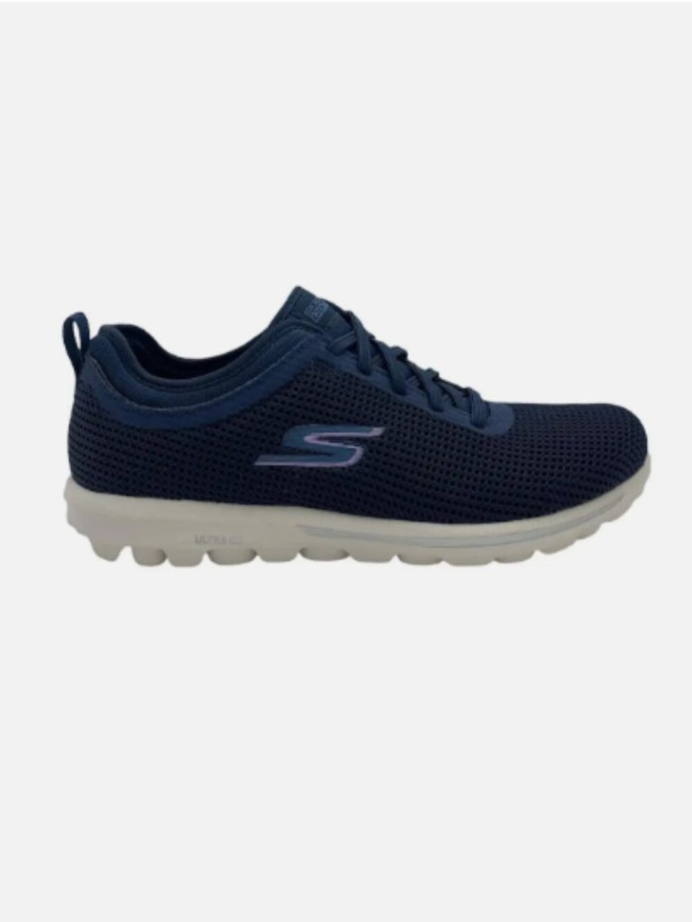 Skechers GOwalk Classic EZ Fit Washable Bungee Sneakers-Pizazz-Navy-9.5M A382586